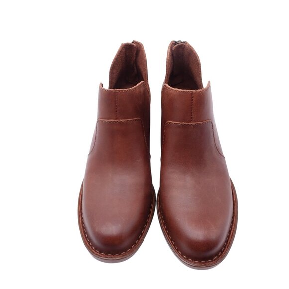 NWT Born Kerri Bootie Sz 6.5 Rust Tobacco Distressed Leather Handcrafted Pull On - Picture 5 of 14